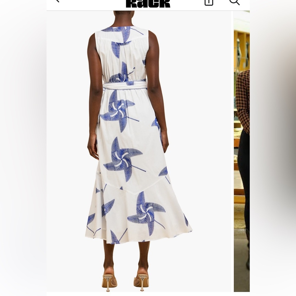 CIEBON🔥 Kaiden Embroidered Tie Belt Maxi Wrap Dress - Picture 13 of 13